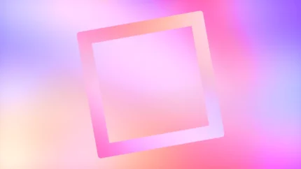 Pastel Spectrum Shapes - Square Frame Still — fondo abstracto horizontal pastel, rosa