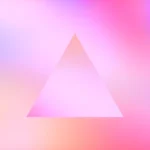 Pastel Spectrum Shapes - Triangle Fade Still — fondo abstracto horizontal pastel, rosa