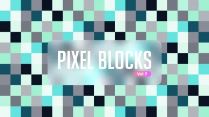 Pixel Blocks Vol. 7 Kit — colección Pixel Pack de fondos para pantallas