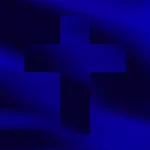 Sapphire Streams Blue - Cross Azure Orb Still — fondo abstracto horizontal azul, zafiro