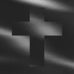 Silver Fluid - Cross & Holy Still — fondo abstracto horizontal plateado, gris