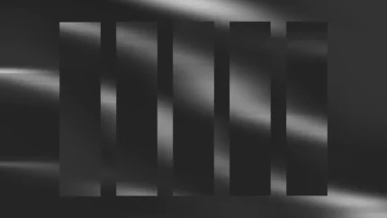 Silver Fluid - Minimalist Bars Still — fondo abstracto horizontal plateado, gris