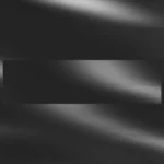 Silver Fluid - Rectangular Void Still — fondo abstracto horizontal plateado, gris