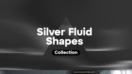 Silver Fluid Shapes Collection Kit