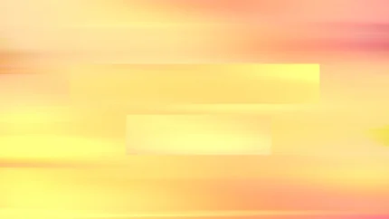 Sunrise Serene - Floating Bar Still — fondo abstracto horizontal dorado, naranja