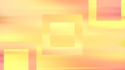 Sunrise Serene - Geometric Flow Still — fondo abstracto horizontal dorado, naranja