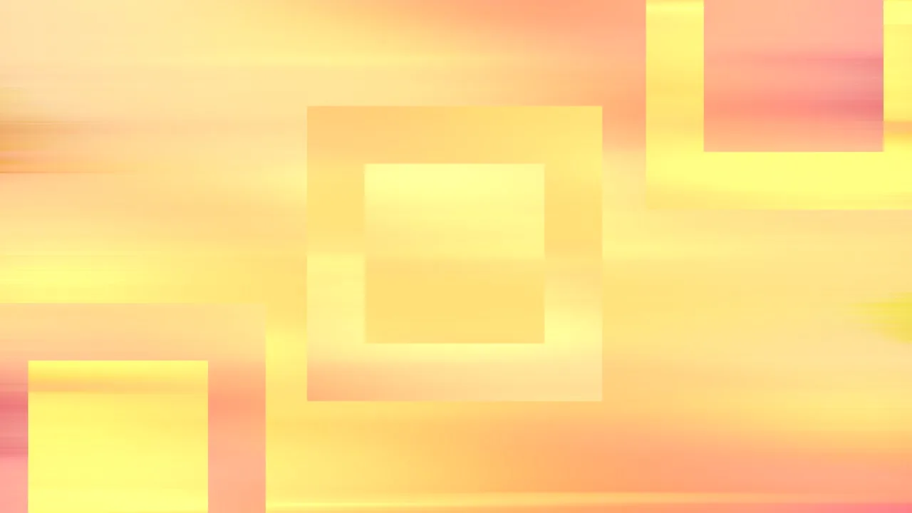 Sunrise Serene - Geometric Flow Still — fondo abstracto horizontal dorado, naranja