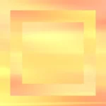 Sunrise Serene - Golden Square Still — fondo abstracto horizontal dorado, naranja