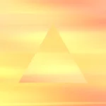 Sunrise Serene - Golden Triangle Still — fondo abstracto horizontal dorado, naranja