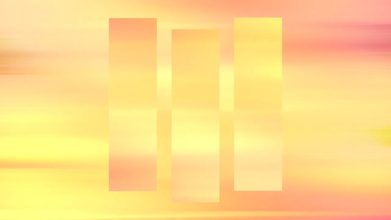 Sunrise Serene - Parallel Lines Still — fondo abstracto horizontal dorado, naranja