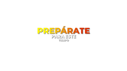 Prepárate para este tiempo — título animado transparente para iglesias