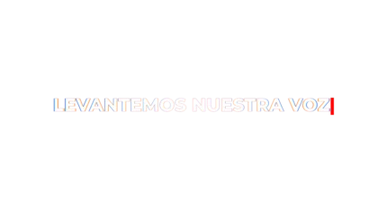Levantemos nuestra voz — título animado transparente para iglesias