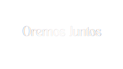 Oremos juntos — título animado transparente para iglesias