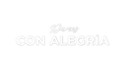 Damos con alegría — título animado transparente para iglesias