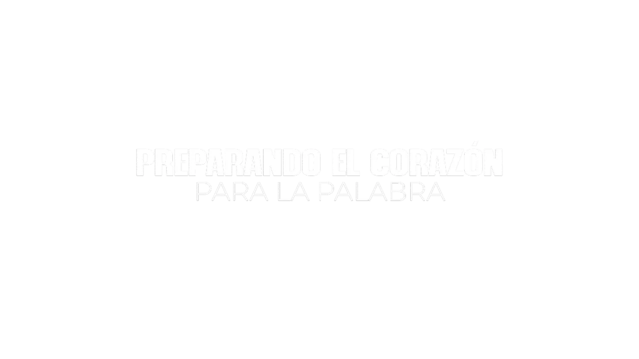 Preparando el corazón para la Palabra — título animado transparente para iglesias