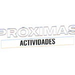 Próximas actividades — título animado transparente para iglesias