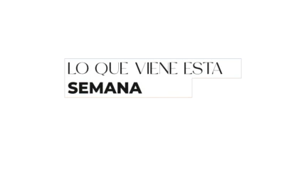 Lo que viene esta semana — título animado transparente para iglesias