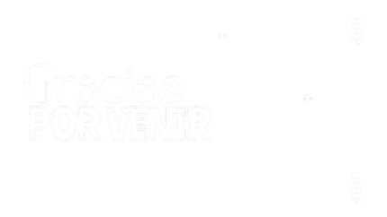 Gracias por venir — título animado transparente para iglesias