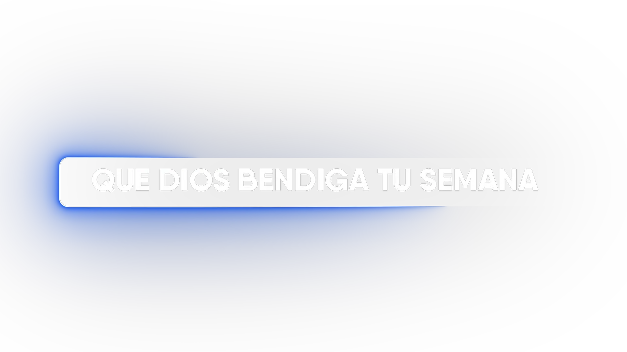 Que Dios bendiga tu semana — título animado transparente para iglesias