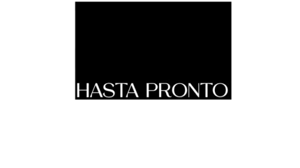 Hasta pronto — título animado transparente para iglesias