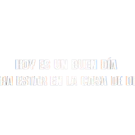 Hoy es un buen día para estar en la casa de Dios — título animado transparente para iglesias