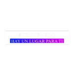 Bienvenido, hay un lugar para ti — título animado transparente para iglesias