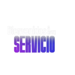 Bienvenidos a este servicio — título animado transparente para iglesias