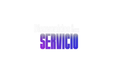 Bienvenidos a este servicio — título animado transparente para iglesias
