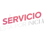 El servicio está por iniciar — título animado transparente para iglesias