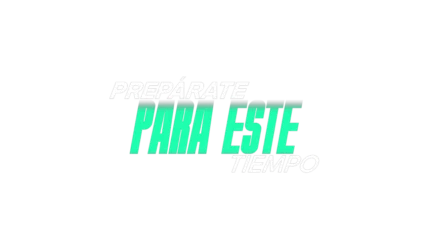 Prepárate para este tiempo — título animado transparente para iglesias