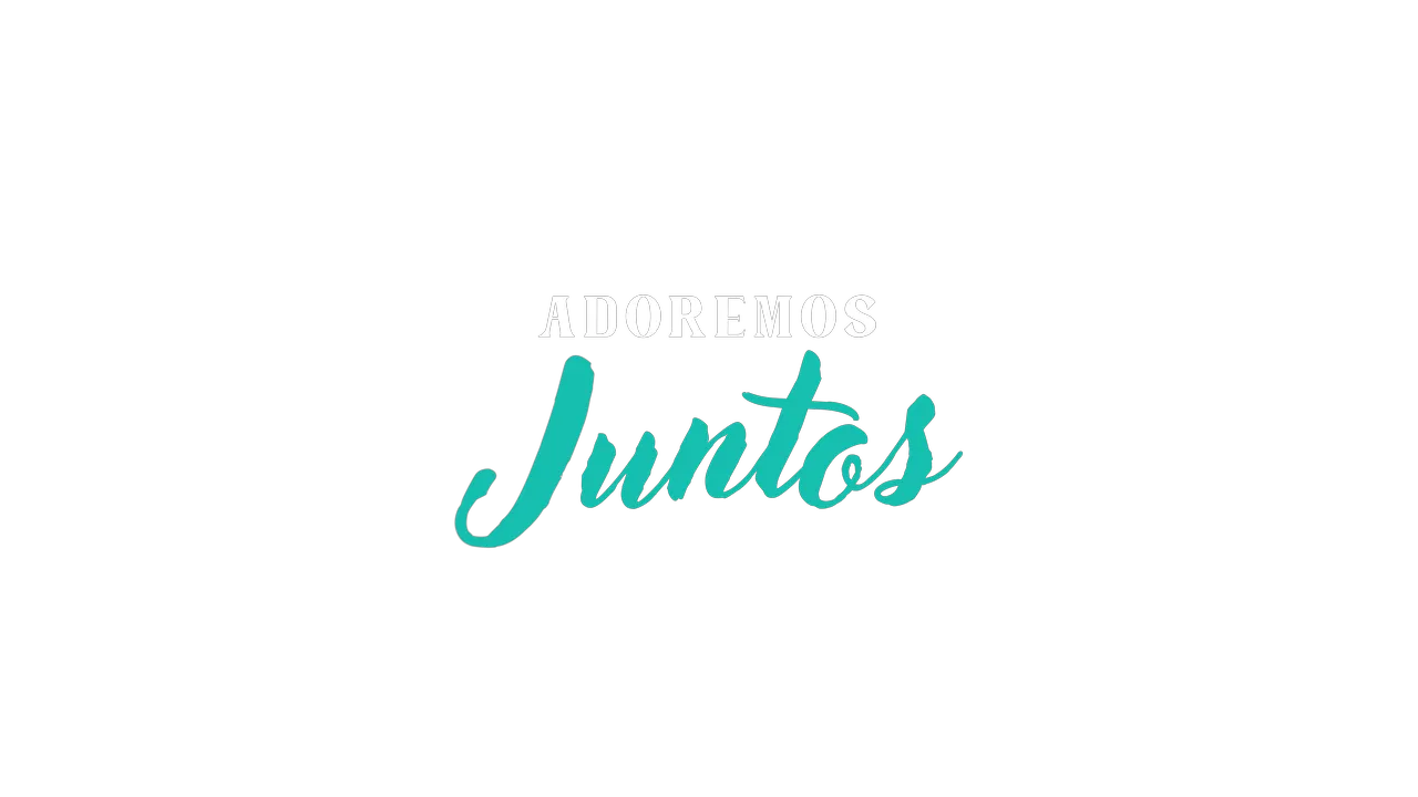 Adoremos juntos — título animado transparente para iglesias