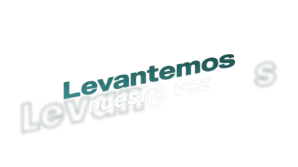 Levantemos nuestra voz — título animado transparente para iglesias