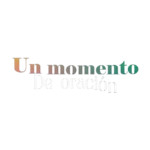 Un momento de oración — título animado transparente para iglesias
