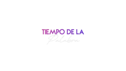 Tiempo de la Palabra — título animado transparente para iglesias