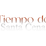 Tiempo de Santa Cena — título animado transparente para iglesias