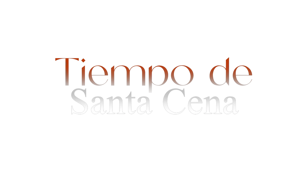 Tiempo de Santa Cena — título animado transparente para iglesias