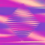 Vaporwave Velocity - Vaporwave Ripple Still — fondo abstracto horizontal magenta, violeta