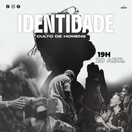 Prévia de modelo de adoração editável, 1:1