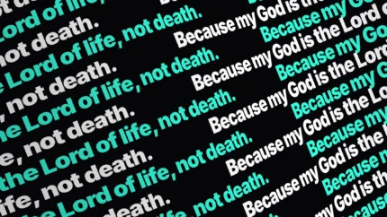 Animated Original White Ticker worship background for church projection