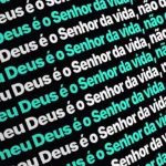Imagem fixa Branco Original Slack com texto incorporado para projeção na igreja