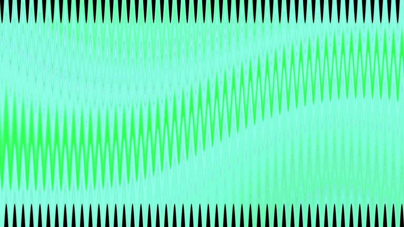 Malla Ondulada Turquesa y Verde Lima