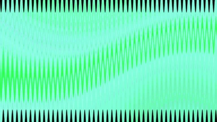 Malla Ondulada Turquesa y Verde Lima