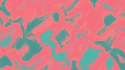 Coral Teal Flow — coral y turquesa