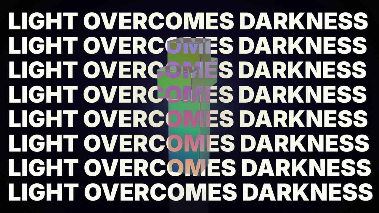 Still image of the Original White Master worship design for church slides and projection Original White Master worship still image with embedded wording for church projection