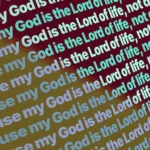 Animated Solar Coral Slack worship background for church projection