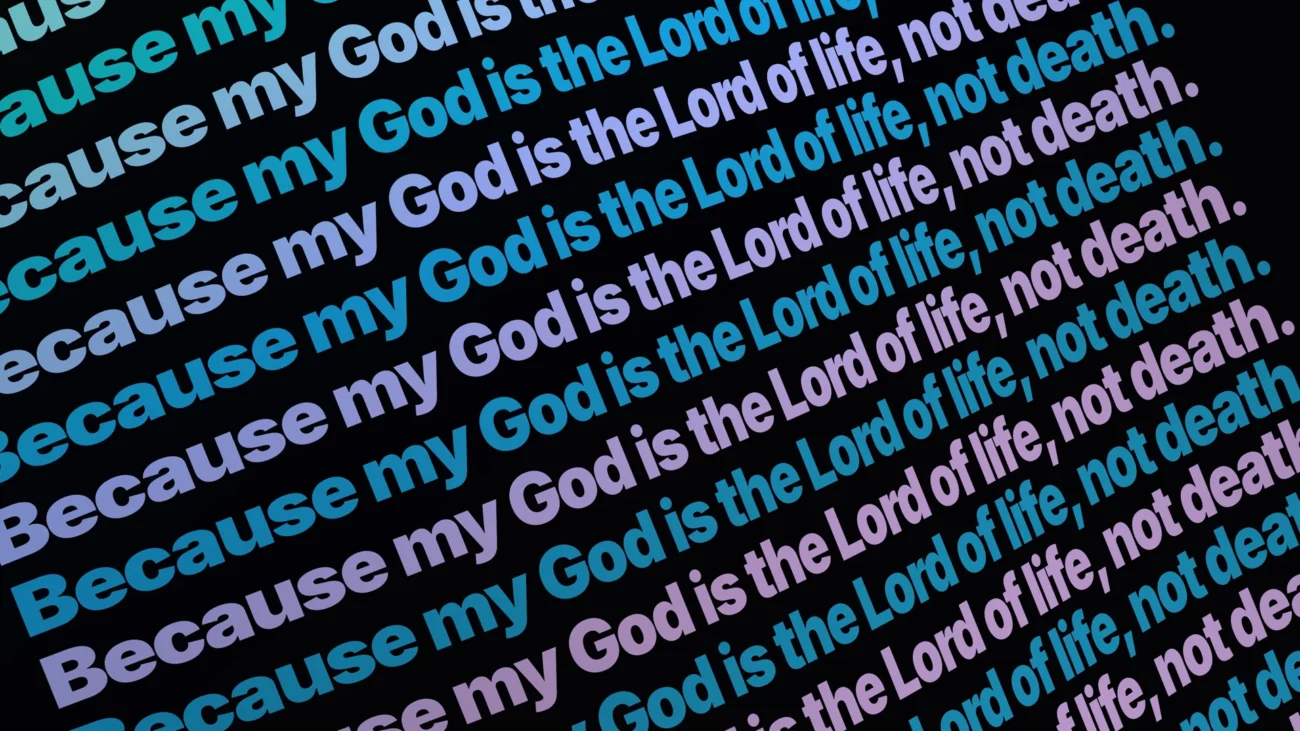 Animated Deep Ocean Slack worship background for church projection