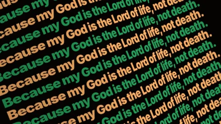 Animated Solid Orange Slack worship background for church projection