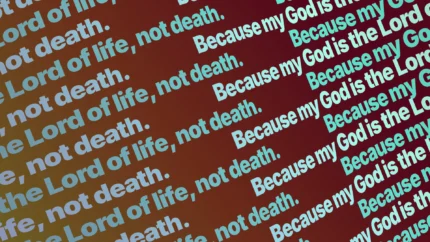 Animated Solar Coral Ticker worship background for church projection