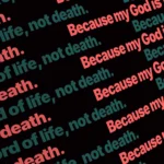 Animated Solid Red Ticker worship background for church projection