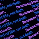 Animated Solid Purple Ticker worship background for church projection